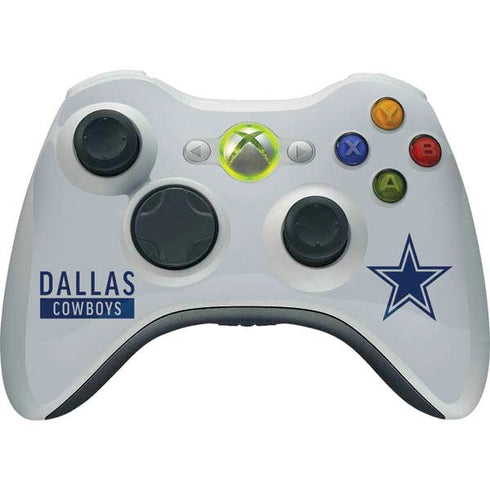 NFL Dallas Cowboys Silver Performance Series Xbox 360 Wireless Controller Skin