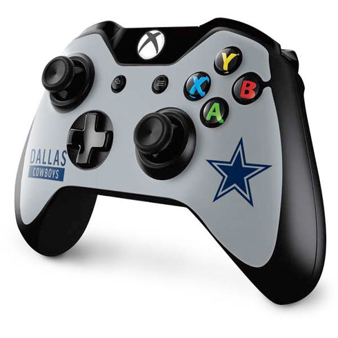 NFL Dallas Cowboys Silver Performance Series Xbox One Controller Skin