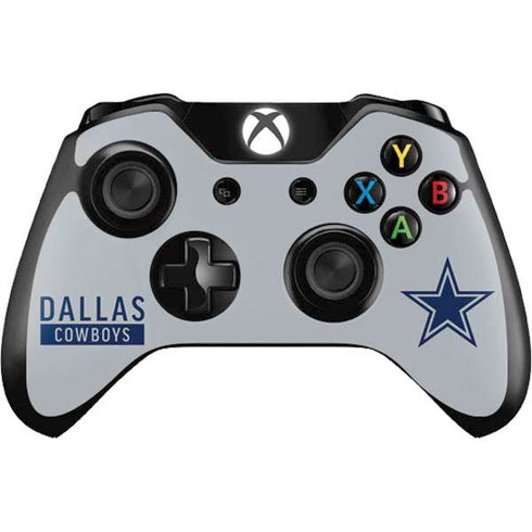 NFL Dallas Cowboys Silver Performance Series Xbox One Controller Skin