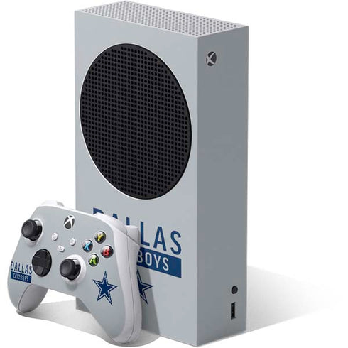 NFL Dallas Cowboys Silver Performance Series Xbox Series S Skins