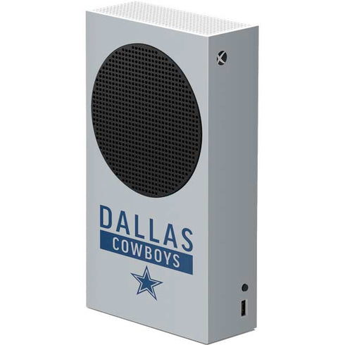 NFL Dallas Cowboys Silver Performance Series Xbox Series S Console Skin