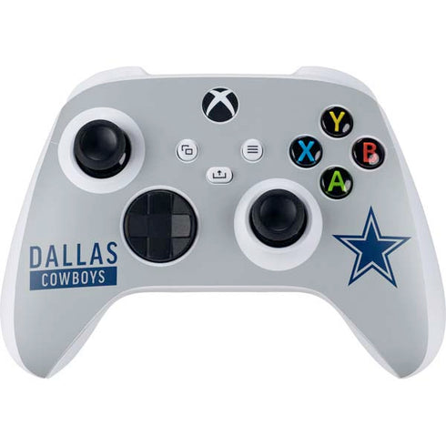 NFL Dallas Cowboys Silver Performance Series Xbox Series S Controller Skin