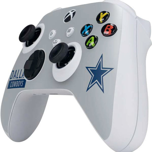 NFL Dallas Cowboys Silver Performance Series Xbox Series S Controller Skin