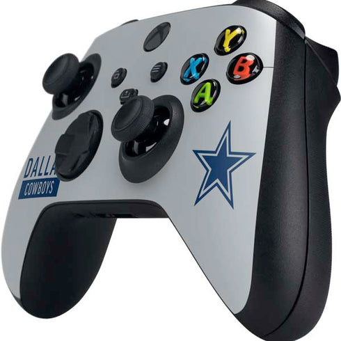 NFL Dallas Cowboys Silver Performance Series Xbox Series X Controller Skin