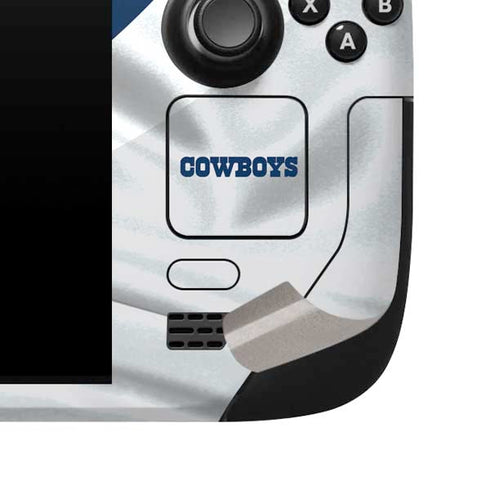 NFL Dallas Cowboys Steam Deck Handheld Gaming Computer Skin