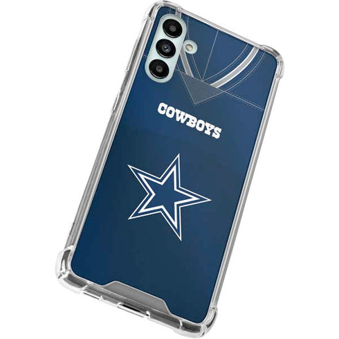 NFL Dallas Cowboys Team Jersey Galaxy A13 5G Clear Case