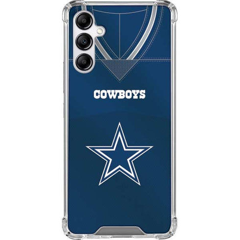 NFL Dallas Cowboys Team Jersey Galaxy A14 5G Clear Case
