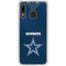 NFL Dallas Cowboys Team Jersey Galaxy A20 Clear Case