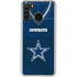 NFL Dallas Cowboys Team Jersey Galaxy A21 Clear Case