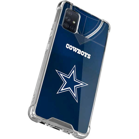 NFL Dallas Cowboys Team Jersey Galaxy A51 5G Clear Case