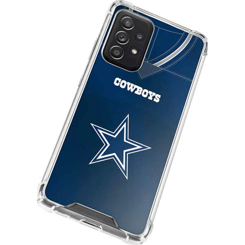 NFL Dallas Cowboys Team Jersey Galaxy A52 5G Clear Case