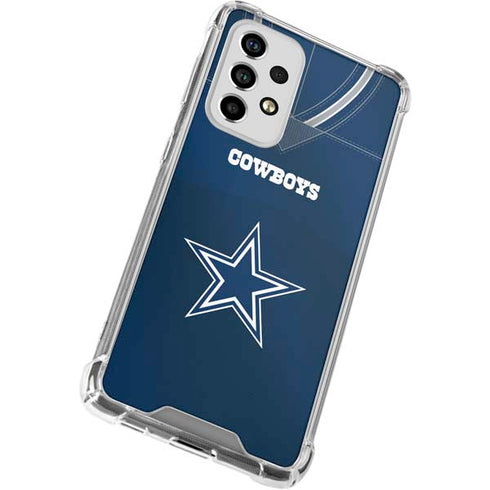 NFL Dallas Cowboys Team Jersey Galaxy A53 5G Clear Case