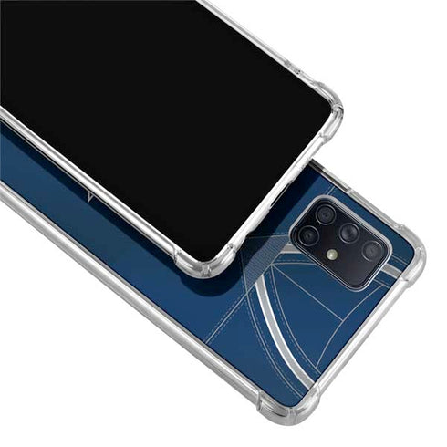NFL Dallas Cowboys Team Jersey Galaxy A71 5G Clear Case