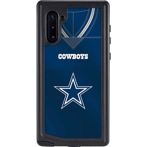NFL Dallas Cowboys Team Jersey Galaxy Note 10 Waterproof Case
