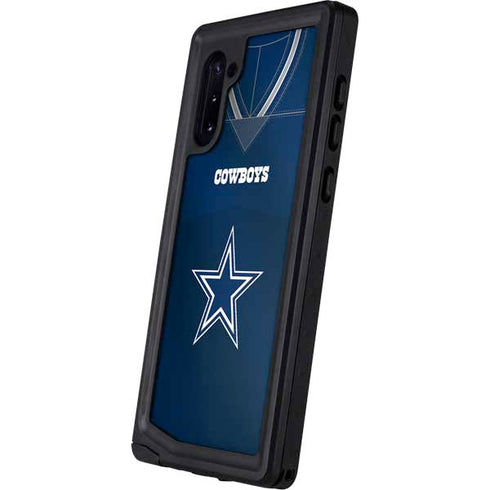 NFL Dallas Cowboys Team Jersey Galaxy Note 10 Waterproof Case