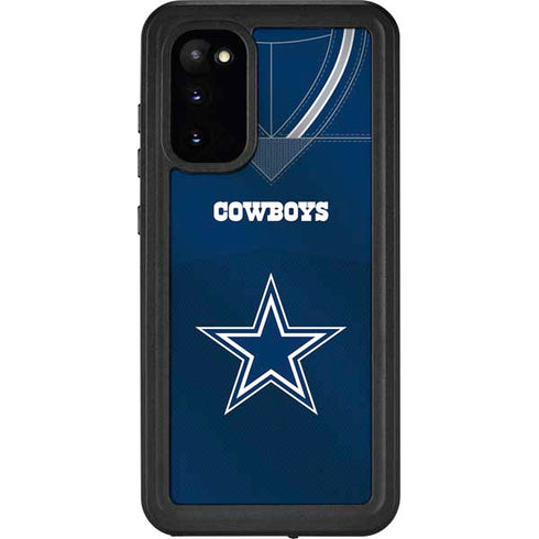 NFL Dallas Cowboys Team Jersey Galaxy S20 Waterproof Case