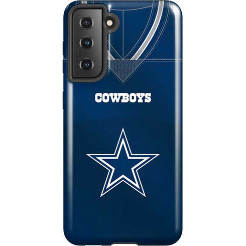 NFL Dallas Cowboys Team Jersey Galaxy S21 5G Pro Case