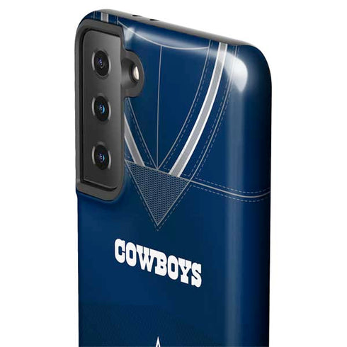 NFL Dallas Cowboys Team Jersey Galaxy S21 FE Pro Case