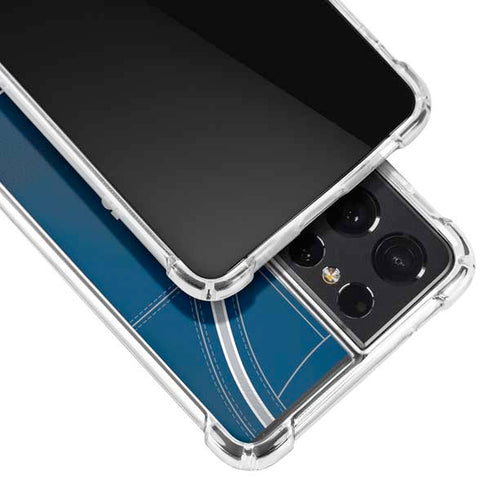 NFL Dallas Cowboys Team Jersey Galaxy S21 Ultra 5G Clear Case