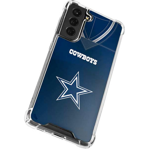 NFL Dallas Cowboys Team Jersey Galaxy S22 Plus Clear Case