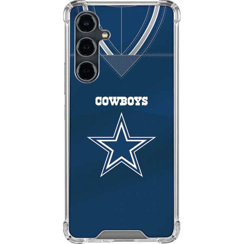 NFL Dallas Cowboys Team Jersey Galaxy S23 FE Clear Case