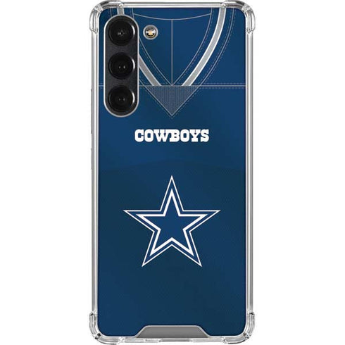 NFL Dallas Cowboys Team Jersey Galaxy S23 Plus Clear Case