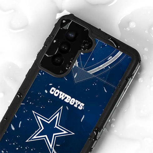 NFL Dallas Cowboys Team Jersey Galaxy S23 Plus Waterproof Case