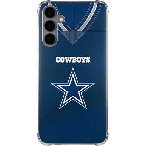 NFL Dallas Cowboys Team Jersey Galaxy S24 Plus Clear Case