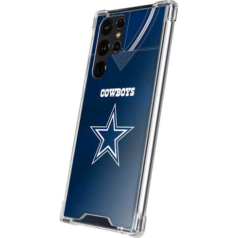 NFL Dallas Cowboys Team Jersey Galaxy S24 Ultra Clear Case