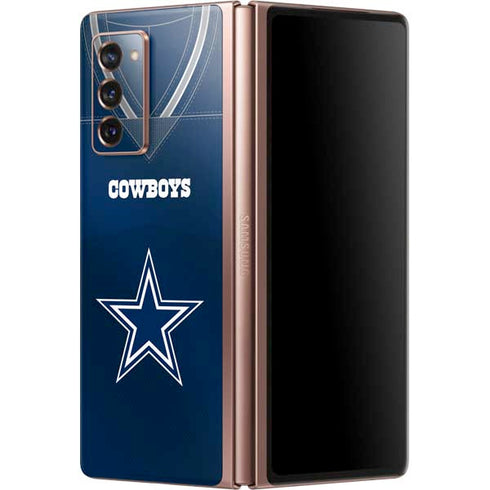 NFL Dallas Cowboys Team Jersey Galaxy Z Fold2 5G Skin