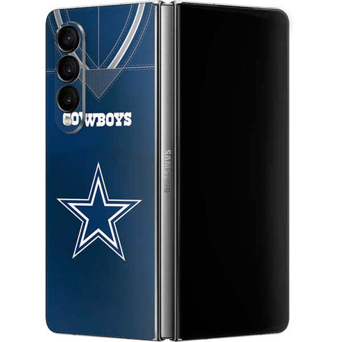 NFL Dallas Cowboys Team Jersey Galaxy Z Fold4 5G Skin