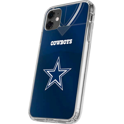 NFL Dallas Cowboys Team Jersey iPhone 11 Clear Case
