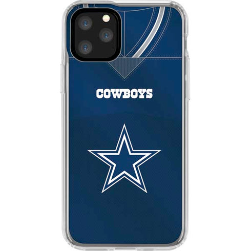 NFL Dallas Cowboys Team Jersey iPhone 11 Pro Clear Case