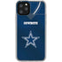 NFL Dallas Cowboys Team Jersey iPhone 11 Pro Clear Case