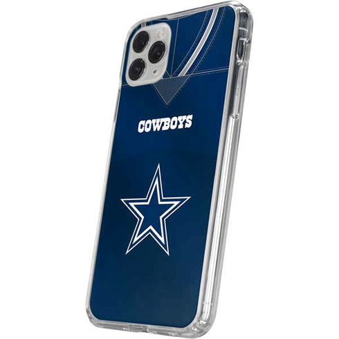 NFL Dallas Cowboys Team Jersey iPhone 11 Pro Clear Case