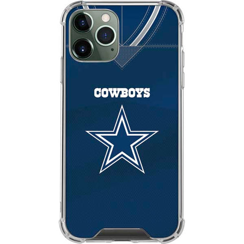 NFL Dallas Cowboys Team Jersey iPhone 11 Pro Max Clear Case