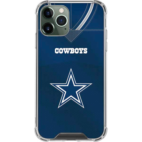 NFL Dallas Cowboys Team Jersey iPhone 12 Pro Clear Case