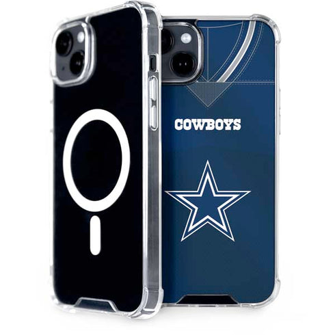 NFL Dallas Cowboys Team Jersey iPhone 15 Plus MagSafe Case