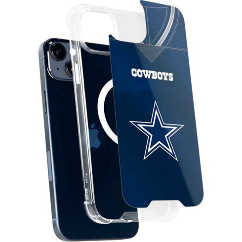 NFL Dallas Cowboys Team Jersey iPhone 15 Plus MagSafe Case