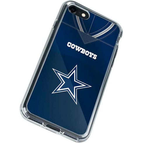 NFL Dallas Cowboys Team Jersey iPhone SE (2nd & 3rd Gen) Clear Case