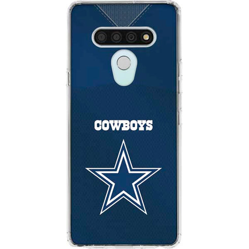 NFL Dallas Cowboys Team Jersey LG Stylo 6 Clear Case