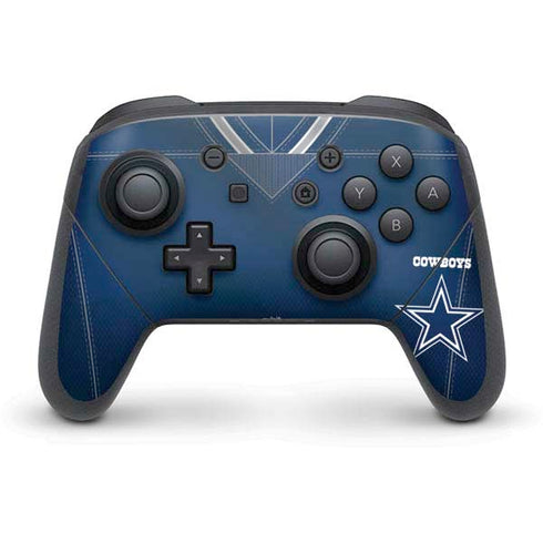 NFL Dallas Cowboys Team Jersey Nintendo Switch Pro Controller Skin