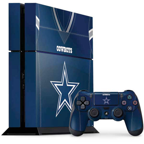 NFL Dallas Cowboys Team Jersey PS4 Console and Controller Bundle Skin