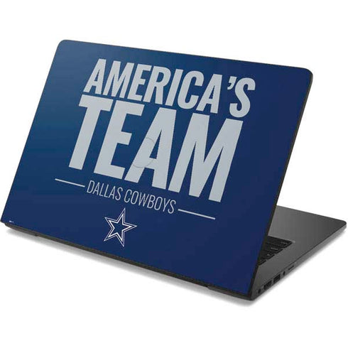 NFL Dallas Cowboys Team Motto Dell Chromebook Skin