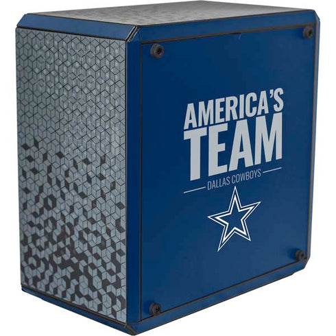 NFL Dallas Cowboys Team Motto Cooler Master MasterBox Q300L Mini Tower Skin