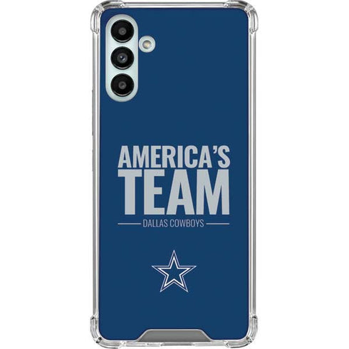NFL Dallas Cowboys Team Motto Galaxy A13 5G Clear Case