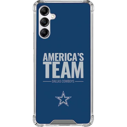 NFL Dallas Cowboys Team Motto Galaxy A14 5G Clear Case