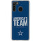 NFL Dallas Cowboys Team Motto Galaxy A21 Clear Case