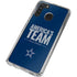 NFL Dallas Cowboys Team Motto Galaxy A21 Clear Case
