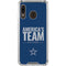 NFL Dallas Cowboys Team Motto Galaxy A30 Clear Case